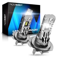NOVSIGHT 2X H7 100W LED Headlight Bulbs 6500K White 30000LM Canbus Error Free UK