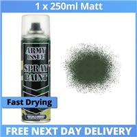 Nato Green Matt Spray Paint Army Camouflage Combat Theme 250ml