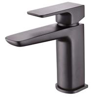 Gun Metal Bathroom Sink Tap Basin Mixer Mono Tap Includes Click Clack Waste