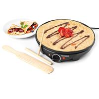 Progress Crepe Maker Electric Pancake Machine, 30 cm Non-Stick Cooking Plate