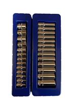 US PRO 1/4" Drive Socket Set DEEP & SHALLOW Single Hex Drive Long Reach Sockets