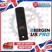 US PRO 16MM 1/2" DRIVE 6PT 6 POINT SINGLE DEEP IMPACT SOCKET WRENCH LONG REACH