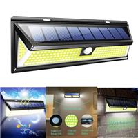 180 LEDS Wall Light Solar Power Motion Sensor Waterproof Lamp Garden Path