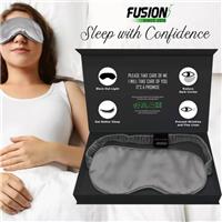 Fusion5 Mulberry Silk Sleep Mask Luxury Soft Travel Eye Cover Blackout