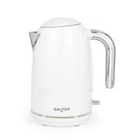 Salter 1.7L Electric Kettle Cordless Rapid Boil Auto Shut Off 3000W Boston White