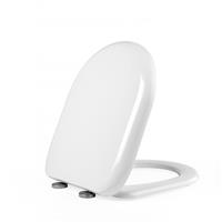 Beldray Anti-bac Toilet Seat Soft Close, D-Shaped Quick Release Zinc Alloy Hinge