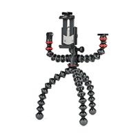 Joby GorillaPod Action Tripod Rubber Grip, GoPro Mount, Adjustable Tilt, Black