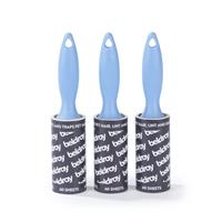 Beldray Lint Rollers 3-Pack - Extra Sticky, 60 Sheets, Pet Hair & Dust Remover