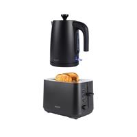 Salter Kuro Kettle & 2 Slice Toaster Set 7 Browning 3000W Rapid Boil Auto Shut