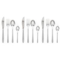 Russell Hobbs COMBO-6707B 48 Piece Rhombus Cutlery Set, Stainless Steel