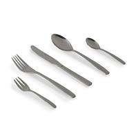 Russell Hobbs Florence 40 Piece Cutlery Dinnerware Set, Stainless Steel