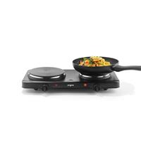 Progress Double Hot Plate Electric Hob 5 Heat Settings Compact Design 2500W
