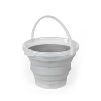 Beldray 10L Collapsible Bucket Foldable Space Saving Easy Carry Glitter Grey