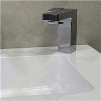 Chrome Square Deck-Mounted Basin Mono Mixer Tap Thermostatic Anti Scald Tap