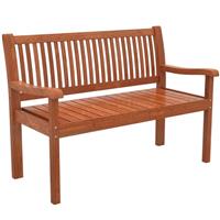 Outsunny Garden Bench 2 Seater, Wooden Bench with Waterproof Cover, Refurbished
