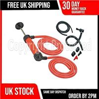 LONG SIPHON PUMP WATER FUEL PETROL OIL DIESEL LIQUID HAND SYPHON TUBE EXTRACTOR