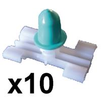 10x BMW E46 Trim Clips for Door Bump Strip / Body Trims- 51138231130