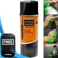 Matt Black Interior Spray Paint Foliatec Car Dashboard Door Plastic Vinyl. +M