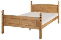 Corona Bed Frame 5ft King Size High End Bedroom Solid Pine by Mercers Furniture