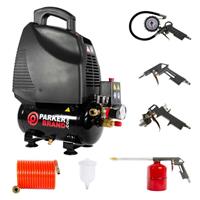 6 Litre Air Compressor & Tool Kit 1.5HP, 115 PSI, Oil-Free Portable Compress