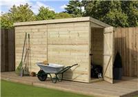 Empire 2000 Pent Garden Shed Wooden 14X6 14ft x 6ft SHIPLAP TONGUE & GROOVE PRE