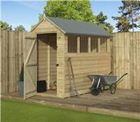 Empire 8200 Premier Apex Shed 4X7 T&G TANALISED PRESSURE TREATED WITH WINDOWS