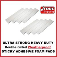 16 Number Plate Sticky Pads Double Sided Pads Foam Adhesive Fixing Pads Fixers