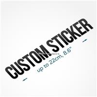 CUSTOM VINYL STICKER Waterproof Personalised Name Text Car,Van,Window,Wall,Sign