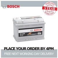 Bosch S5008 Car Battery 12V Sealed Calcium 5 Yr Warranty Type 096