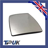Ford Transit Mk8 2014 On Left Passengers Upper Wing Mirror Glass + Back Plate