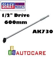 Sealey AK730 Breaker Bar 600mm 1/2Sq Drive Power Bar 24 Chrome Vanadium