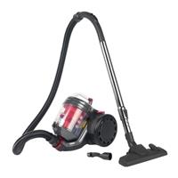 Beldray Cylinder Vacuum Cleaner Bagless Compact Vac Lite 700 W 2 L Black/Red