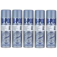 5X U-Pol Grey Primer Spray High Build Power Can Aerosol Professional Spray 500ml