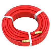 15M 50ft Air Line Rubber Hose Air Hose Compressor Tools 1/4 BSP Brass Connector