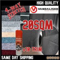 Camper Van Carpet Lining 4 Way Stretch for VW T 6 5 1 Transit 20 sqm Motor Home
