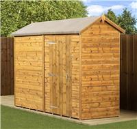 Empire Apex Garden Shed Wooden Shiplap Tongue & Groove 4X8 4ft x 8ft