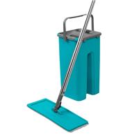 Beldray Mop & Bucket Flat Head Set Built-In Wringer & Scraper Clean & Dry Floor