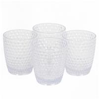 Cambridge Fete Drinking Tumblers 4 Piece Set Picnics Children Staycations Clear