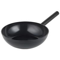 Combekk Wok Pan 28 cm Recycled Aluminium Ceramic Coating Strong Durable Black