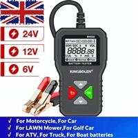 BM550 Car Battery Tester 6V 12V 24V 100-2000 CCA 2Ah-220Ah Detect AnalyzerTool