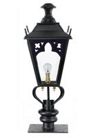 90cm Gothic Pillar Light and Lantern Set - Large