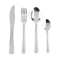 Salter Cutlery Set 48 Piece Bakewell for 12 Silver Mirror Finish Stainless Steel