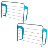 Beldray 6-Bar Radiator Airer Set of 2 Foldable Arms & Compact Attachable Hooks