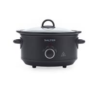 Salter Kuro 3.5L Slow Cooker 3 Heat Settings/Keep Warm for Family Cooking 200W