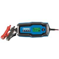 Draper Smart Battery Charger and Battery Maintainer 12V Intelligent 4A 53489