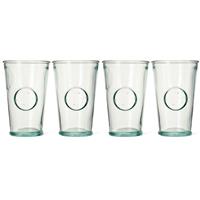 Re-Generation Drinking Glasses Set of 4 300ml Reusable Tumblers Dishwasher Safe