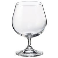 Crystal Bohemia Colibri Cognac Glasses Set of 6 x 400 ml Easy Clean (Open Box)