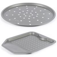 Salter Essentials Pizza & Chip Tray Durable Non-Stick Dishwasher Safe PFOA-Free
