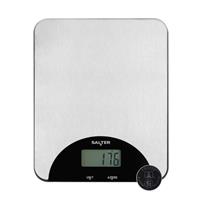 Salter Stainless Steel Electronic Scale Kitchen Weighing, LCD, 5kg Capacity