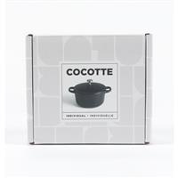 10cm Casserole Cast Iron Dish Set of 3 with lid 0.3L Dutch Oven Tapas (Open Box)